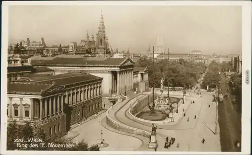 Ansichtskarte Wien Ring des 12 November mit Panorama 1926