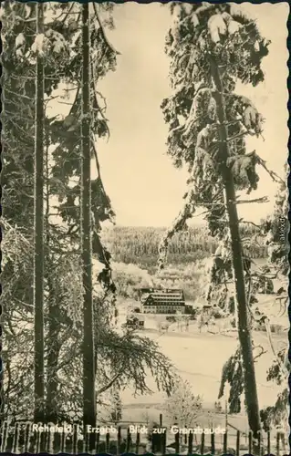 Ansichtskarte Rehefeld-Altenberg (Erzgebirge) Grenzbaude 1963