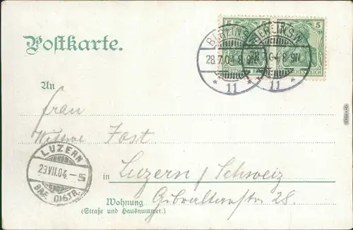 Ansichtskarte Tiergarten-Berlin Potsdamer Brücke Straßenpartie 1904