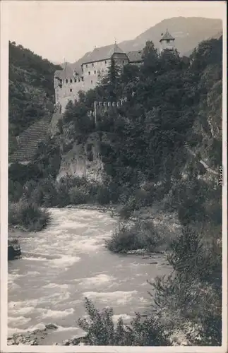 Ansichtskarte Brixen Bressanone Eisacktal burg mit Fluss 1931