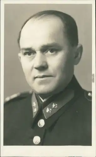 Foto  Soldatenportrait - Unbekannter Soldat CSSR 1963 Privatfoto