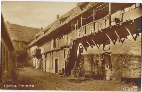 Ansichtskarte Lüneburg Visculenhof 1928
