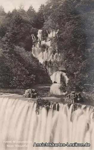 Bad Wilhelmshöhe-Kassel Cassel Wilhelmshöhe - Neuer Wasserfall 1928
