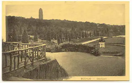 Ansichtskarte Bochum Stadtpark 1926
