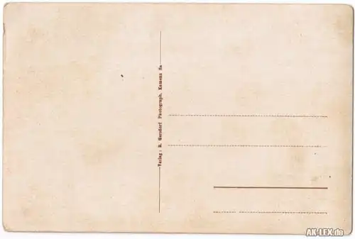 AK Kamenz 2-Bild Hutberg und Baude ca 1920 color