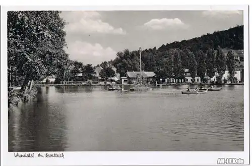 AK Wunsiedel (Fichtelgebirge) Am Sportteich ca. 1930/40