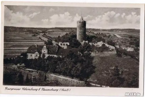 Schönburg (Saale) Burg Schönburg ca. 1930
