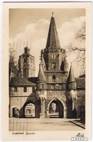 Ansichtskarte Ingolstadt Kreuztor 1933