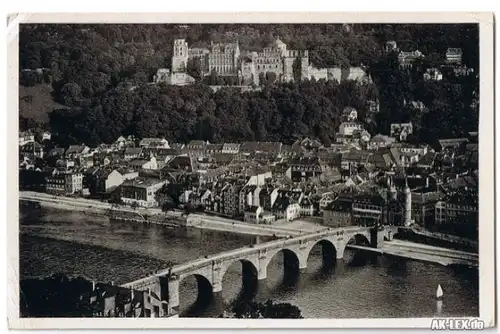 Heidelberg vom Philosophenweg gesehen