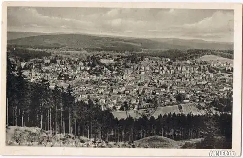 Friedrichroda Panorama - Ansicht ca. 1925