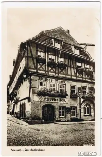 Eisenach Das Lutherhaus - Foto AK ca. 1930