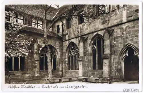 Maulbronn Innenansicht Kloster ca. 1938