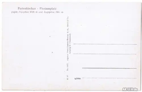 Garmisch-Partenkirchen Floriansplatz - ca.1930