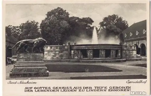 Bad Nauheim Sprudelhof ca. 1930