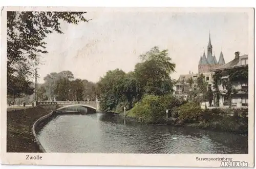 Ansichtskarte Zwolle Sassenpoort  ca.1926