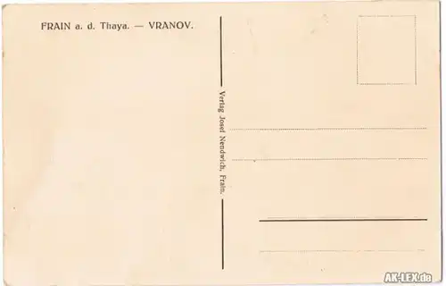 AK Frain (Thaya) Panorama - Ansicht - ca 1930