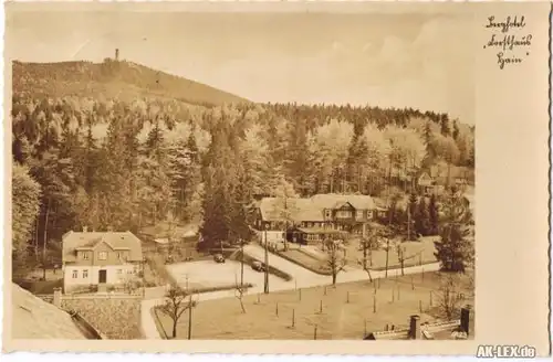 Oybin "Forsthaus Hain" Kur und Berghotel -Foto AK 1935