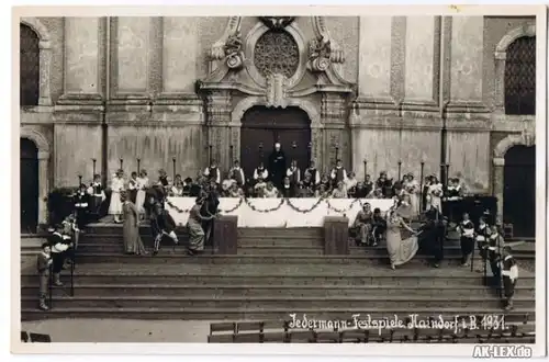 Haindorf Jedermann - Festspiele 1931 Foto AK