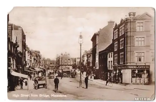 Maidstone High Street - Foto AK gel. 1932