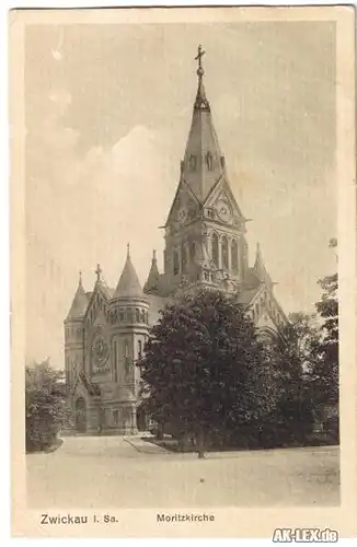 Zwickau Moritzkirche gel. 1912