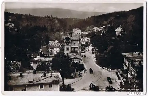 Schreiberhau Panorama ca. 1930 - Foto AK