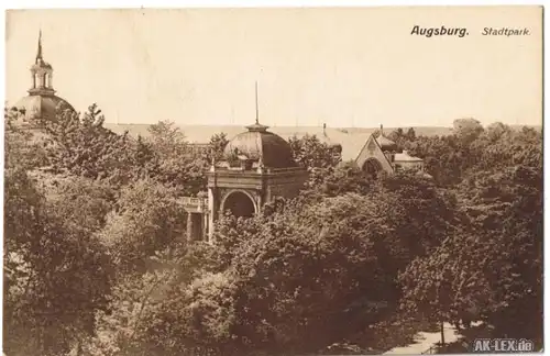 Augsburg Stadtpark ca. 1925