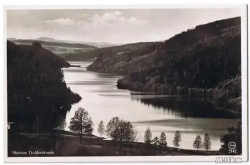 Goldentraum Staussee Goldentraum - Foto AK ca. 1930