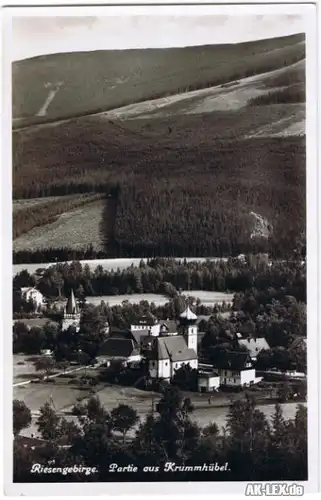 Krummhübel Panorama ca. 1930 - Foto AK