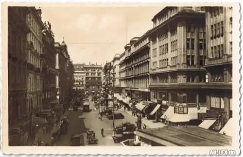 Wien Graben - belebt -Foto AK ca. 1925