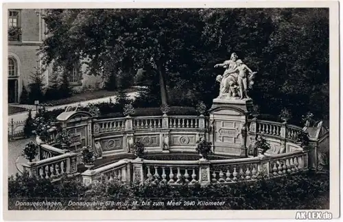 Donaueschingen Donauquelle ca. 1928