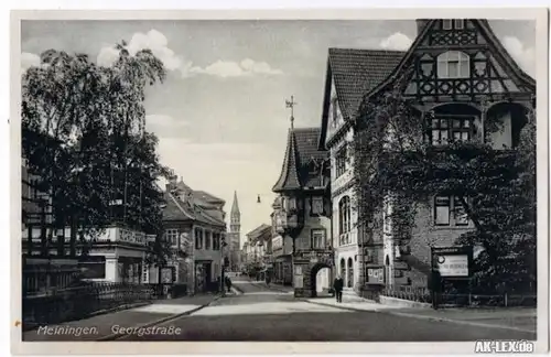 Meiningen Georgstraße ca. 1928