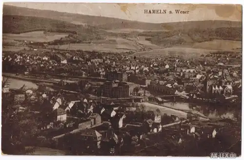 Hameln Panorama  ca.  1918