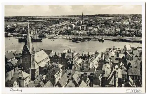 Flensburg Panorama ca. 1930