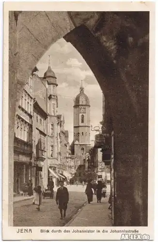 Jena Johannistor und Johannisstraße ca.1925