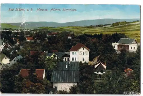 Ansichtskarte Rosenau Panorama Rožnov pod Radhoštěm