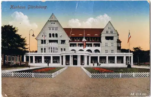 Glücksburg (Ostsee) Kurhaus ca. 1918