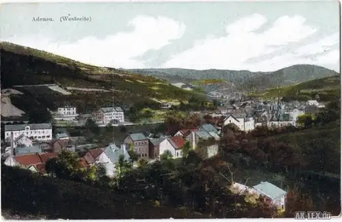 Adenau Panorama - Ansicht (Westseite) ca. 1915
