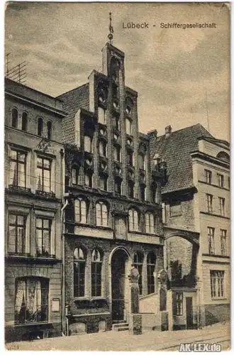 Lübeck Schiffergesellschaft ca. 1918