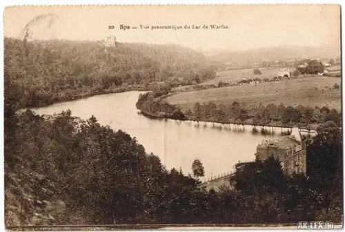 Spa (Stadt) Vue Panoramique du Lac de Warfaz ca. 1920