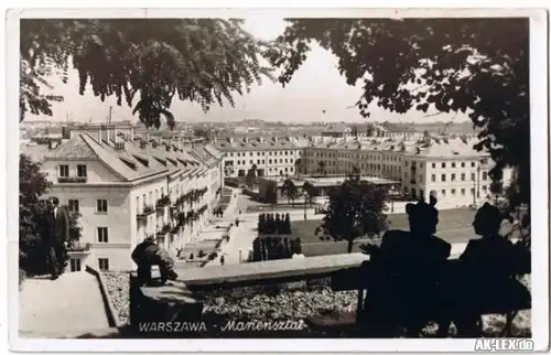 0 Mariensztat - Panorama Foto AK ca 1915