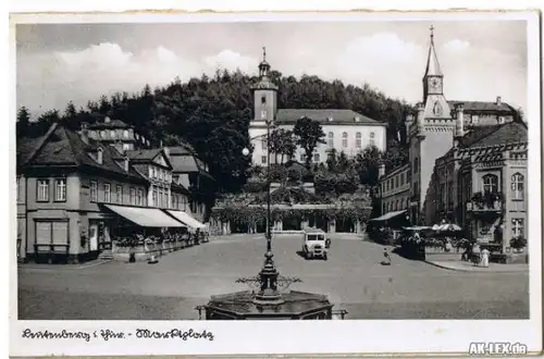 Leutenberg Marktplatz gel. 1941