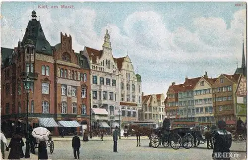 Kiel Markt gel. 1906