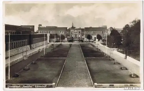 Düsseldorf "Gesolei" Ehrenhof ca. 1929 - Foto AK