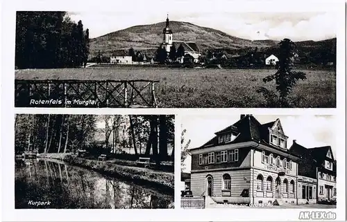 0 3 Bild AK ua. Gasthaus zur Gross AU ca. 1950