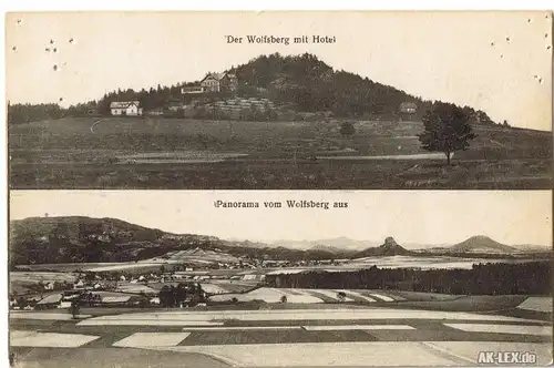 0 2 Bild Panorama Wolfsberg ca 1920