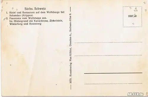 0 2 Bild Panorama Wolfsberg ca 1920