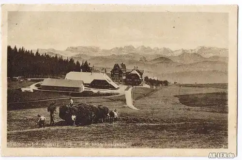 Titisee-Neustadt Feldberghof - Felberg ca. 1921