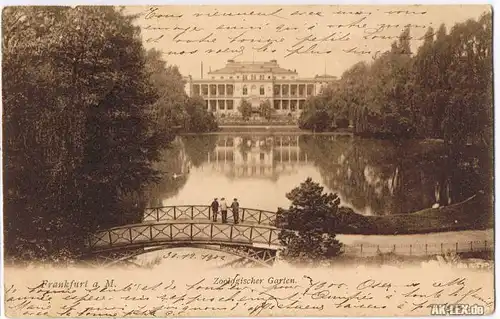 Frankfurt am Main Zoologischer Garten ca 1916