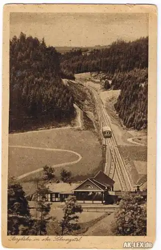 Oberweißbach Bergbahn im ober Schwarzatal ca. 1930