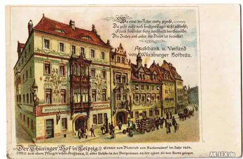 Leipzig Thüringer Hof ca. 1914